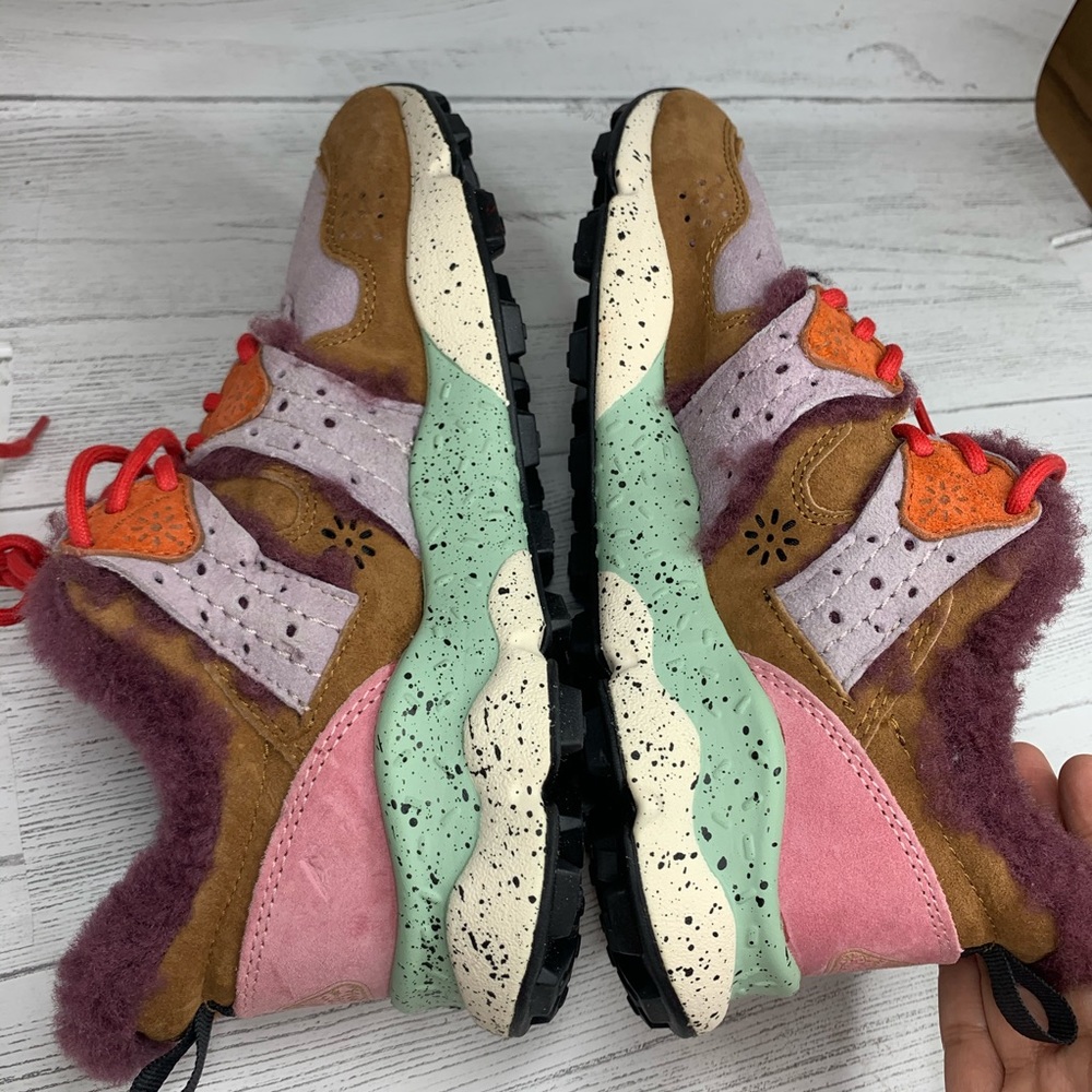 Flower mountain suede fur men’s  sneakers/7 - Picture 11 of 14